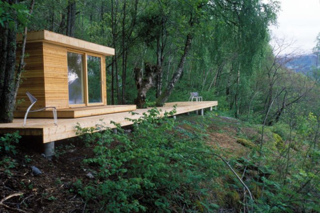 Hardanger Retreat, off grid, norway, saunders architecture, eco retreat, sustainable materials