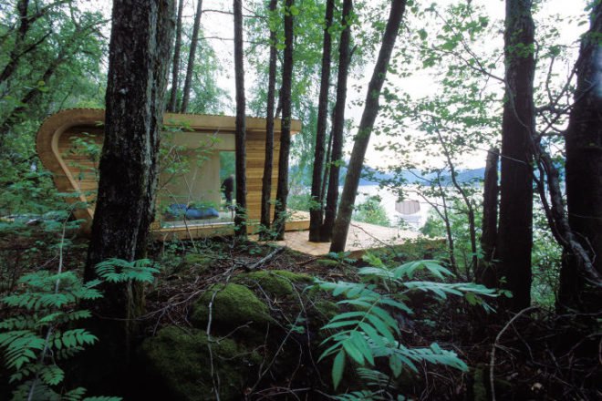 Hardanger Retreat, off grid, norway, saunders architecture, eco retreat, sustainable materials