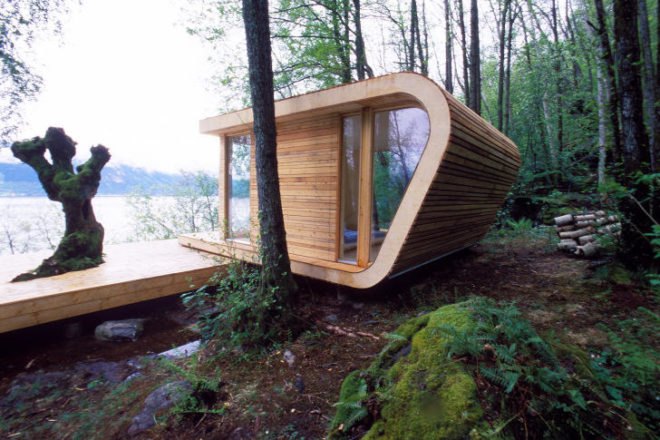 Hardanger Retreat, off grid, norway, saunders architecture, eco retreat, sustainable materials