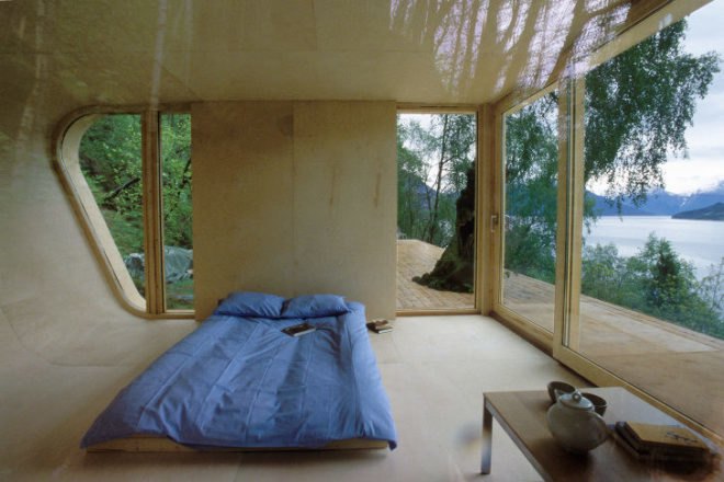 Hardanger Retreat, off grid, norway, saunders architecture, eco retreat, sustainable materials