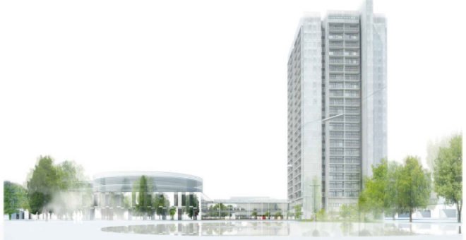 Herlev Hospital, Henning Larsen Architects, hospital, green roof, holistic health care, denmark