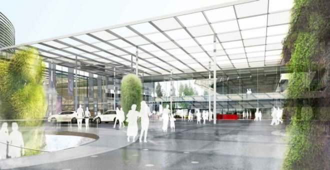 Herlev Hospital, Henning Larsen Architects, hospital, green roof, holistic health care, denmark