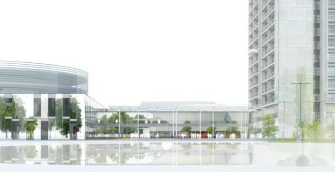 Herlev Hospital, Henning Larsen Architects, hospital, green roof, holistic health care, denmark