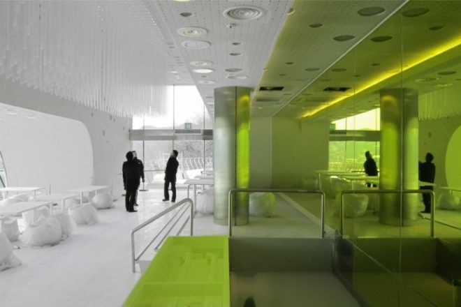 Jeongok Prehistory Museum, Korea, X-TU, museum, energy efficient design, futuristic design
