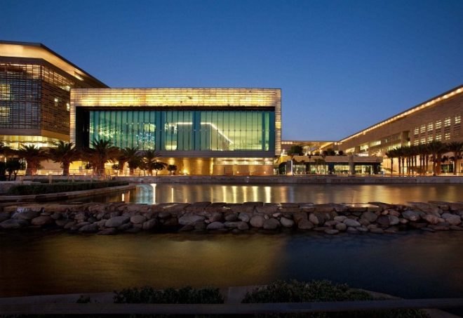 KAUST Library, KAUST, Saudi Arabia, desert architecture, HOK, sustainable architecture
