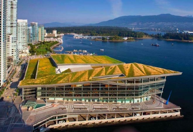 LEED Platinum, Vancouver Convention Centre, LMN Architects, Vancouver, green roof, AIA award, COTE Top Ten Green