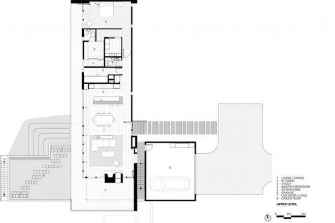 Leicester House, SPG Architects, north carolina, green roof, rainwater collection, green building, sustainable architecture