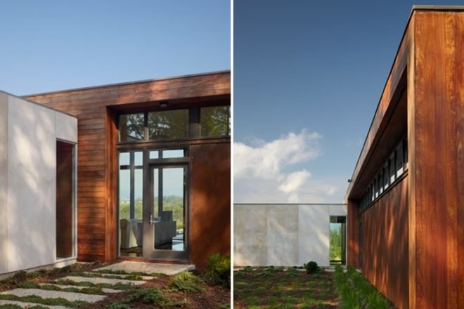 Leicester House, SPG Architects, north carolina, green roof, rainwater collection, green building, sustainable architecture