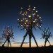 sustainable design, green design, eco art, environmental art, light trees, green lighting, bill watson, led tree, light emitting diode, led, energy-efficient lighting
