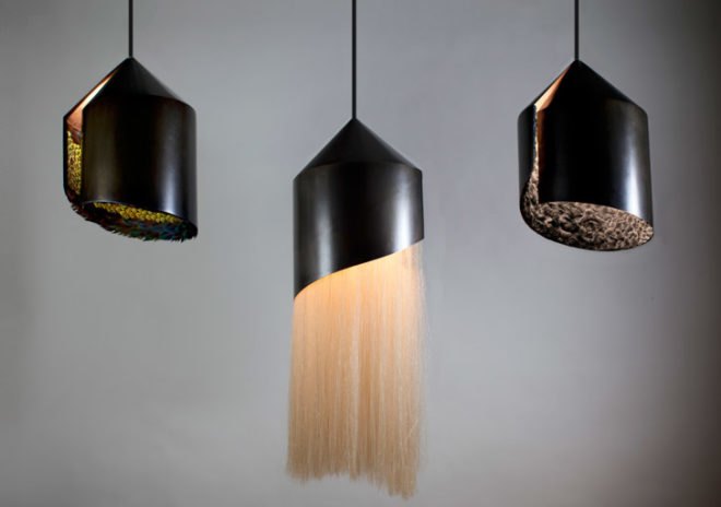 sugar, iron, light, horsehair, peacock, seduction, craft, Milan 2011, Rossana Orlandi