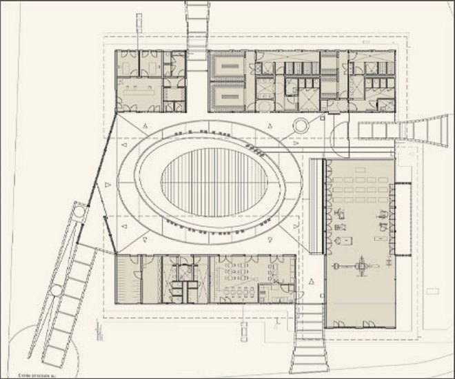Mali green building, Africa green building, africa modern building, natural cooling, Francis Kere, Eco sports complex, green restaurant, urban green belt, local materials, building shading roof