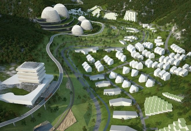 Mentougou Eco Valley, eriksson architects, china, beijing, eco city, carbon neutral city, ecological silicon valley
