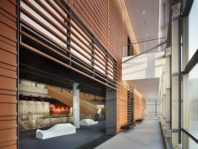 Ennead Architects, museum design, Jewish Museum, Green building Philadelphia,screen facade, terra cotta wall, National Museum of American Jewish History, eco facade, green facade, green museum,