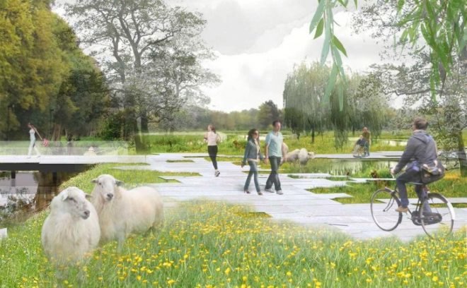 Odense University Hospital, Henning Larsen Architects, hospital, natural landscape, denmark, odense