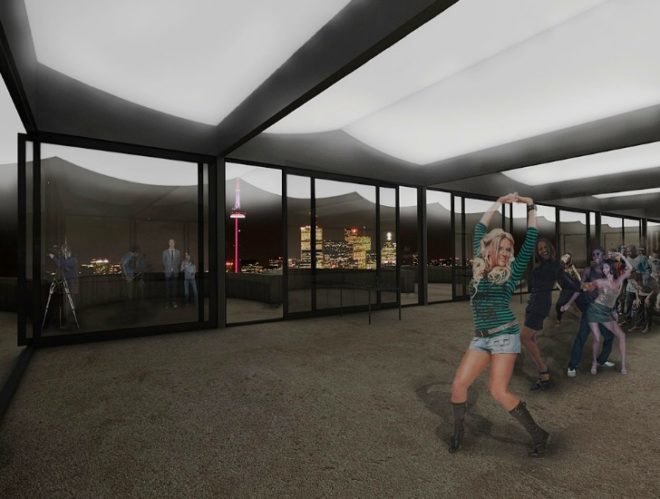 Pan Am Games Pavilion, tkaronto, vinyl, pvc, design competition, temporary pavilion, toronto
