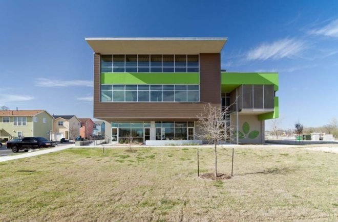 Peoplefund, non-profit offices, leed, Lawrence Group, Austin, Texas, green building