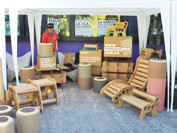 Recycled Materials,green resources,green home decor,Green Materials,green furniture,diy design, cardboard furniture, buenos aires design studio, argentina product design,biodegradeable furniture,recycled furniture design, Buenos Aires Architecture and Design University