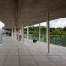 shaded courtyard, Seabrae Headquarters, Seabrae HQ,green headquarters design, brise-soleil, Gruposp, brasil green building, Brasilia green building, eco offices, passive cooling,