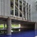 shaded courtyard, Seabrae Headquarters, Seabrae HQ,green headquarters design, brise-soleil, Gruposp, brasil green building, Brasilia green building, eco offices, passive cooling,