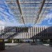 shaded courtyard, Seabrae Headquarters, Seabrae HQ,green headquarters design, brise-soleil, Gruposp, brasil green building, Brasilia green building, eco offices, passive cooling,