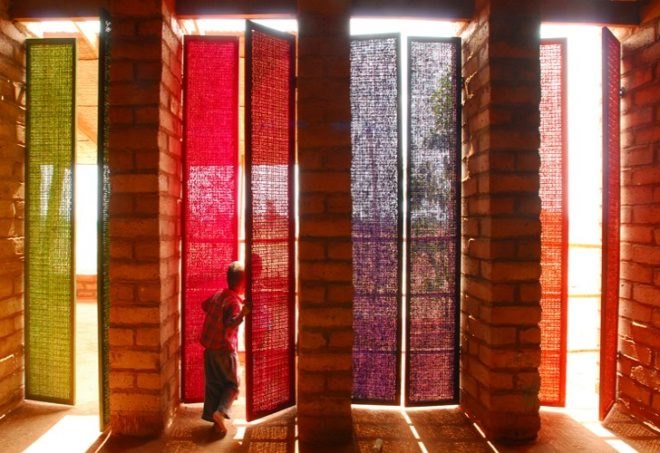 Sra Pou Vocational School, Architects Rudanko + Kankkunen, Cambodia, community center, local materials, vocational school, green building