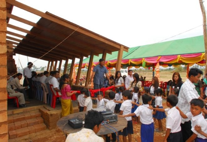 Sra Pou Vocational School, Architects Rudanko + Kankkunen, Cambodia, community center, local materials, vocational school, green building
