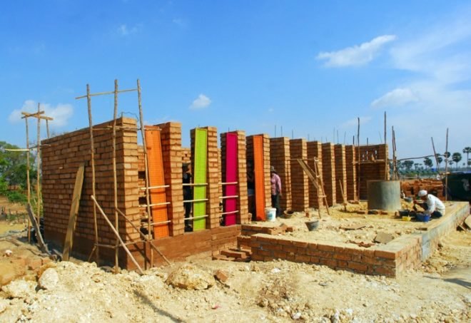 Sra Pou Vocational School, Architects Rudanko + Kankkunen, Cambodia, community center, local materials, vocational school, green building