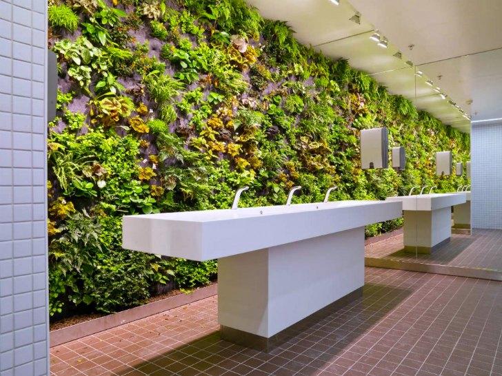 Stockholm International Fairs, stockholm, exhibition center, vertical garden, living wall, rosenberg arkitektur