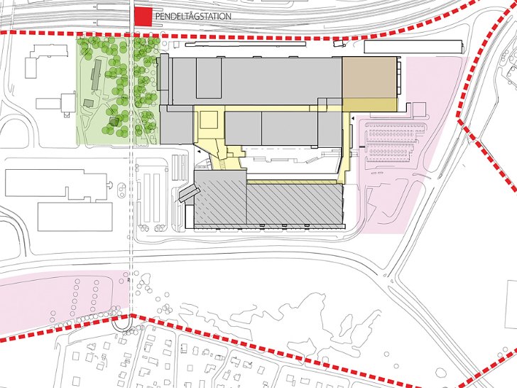 Stockholm International Fairs, stockholm, exhibition center, vertical garden, living wall, rosenberg arkitektur