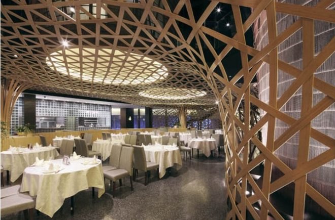 FCJC, China green interior, bamboo restaurant,eco restaurant, green restaurant, eco interior, bamboo interior,