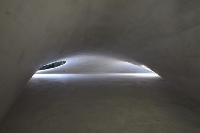 Modern museum design, Japan contemporary art space, Ryue Nishizawa, Benesse Art Site, Rei Naito Matrix, art installation, design based on elements,green museum, Japan museum,