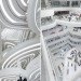 building skin, Daylighting, green building envelope, green mall, moire pattern, Taiwan Mall, translucent building skin, UN studio, UN studios