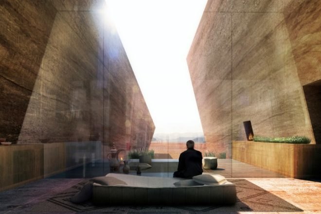 Wadi Rum Desert Lodge, desert architecture, oppenheim architecture, jordan, wadi rum, eco lodge