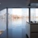 architecture Amsterdam, houseboats, riverboats, water homes, water living, +31 Architects, the Watervilla de Omval, architecture Amstel River, low-profile construction, green architecture, green design