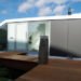 architecture Amsterdam, houseboats, riverboats, water homes, water living, +31 Architects, the Watervilla de Omval, architecture Amstel River, low-profile construction, green architecture, green design