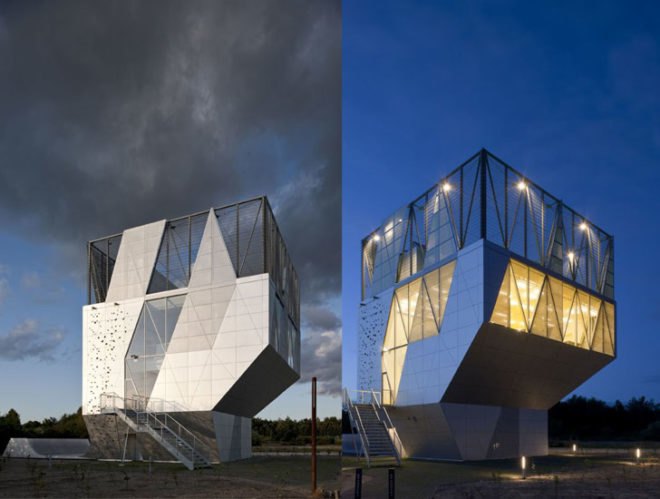 architecture, Community Centre Herstedlund, Centre Herstedlund, Sustainable Building, Green Building, Solar Panels, Passive Cooling Systems, Active Cooling Systems, Multipurpose Space, Roof Terrace