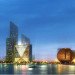 CITIC bank headquarters, Hangzhou Qian Jiang New City, dua vessel, grey water, catural cooling, china green building,Foster + Partners bank, green bank building, new green building, Chinese green building, sky garden, local materials construction