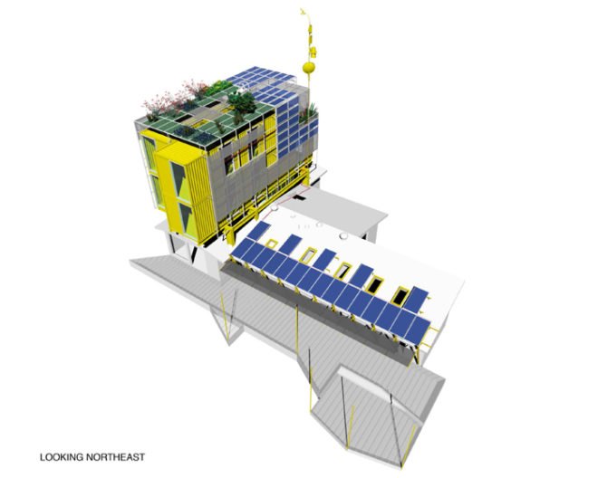 Shipping container architecture, Ecotech Design, Hollywood, Storage container addition, architecture, cargo container prefab, cargotecture, green design, eco design, sustainable design
