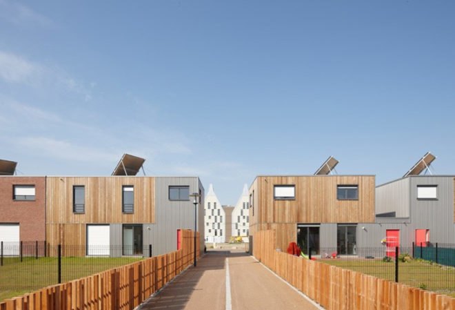 Agence Nicolas Michelin & Associés, The Grand Large District, Dunkirk France, Grand Large District France, Neptune Project, rainwater management, renewable energy, sustainable community development, france sustainable architecture