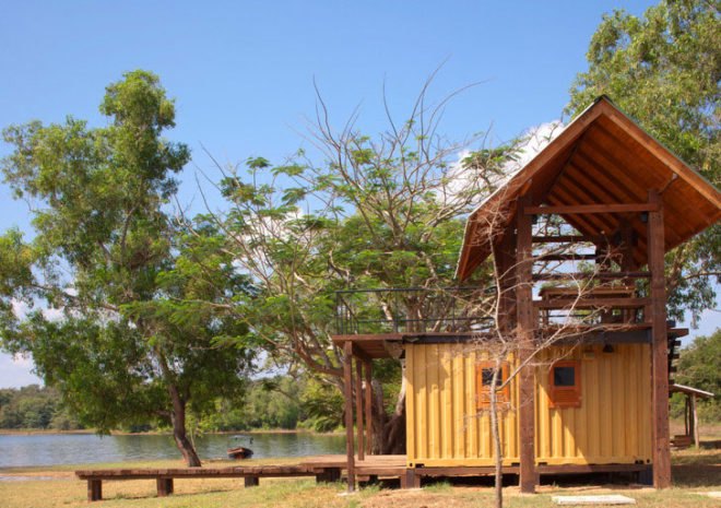 maduru oya, shipping container home, shipping container, cargotecture, shipping container architecture, eco architecture, green architecture, green tourism, green vacation home, Damith Prematikake, sri lankan architecture, green design