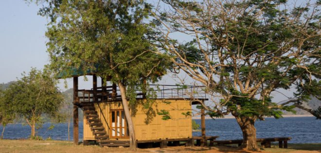 maduru oya, shipping container home, shipping container, cargotecture, shipping container architecture, eco architecture, green architecture, green tourism, green vacation home, Damith Prematikake, sri lankan architecture, green design