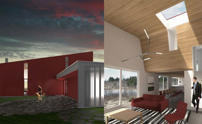 min day, minday, wedge house, green house, green home, eco home, green design, structural insulated panels , wedge home, stack effect, green architecture, eco architecture