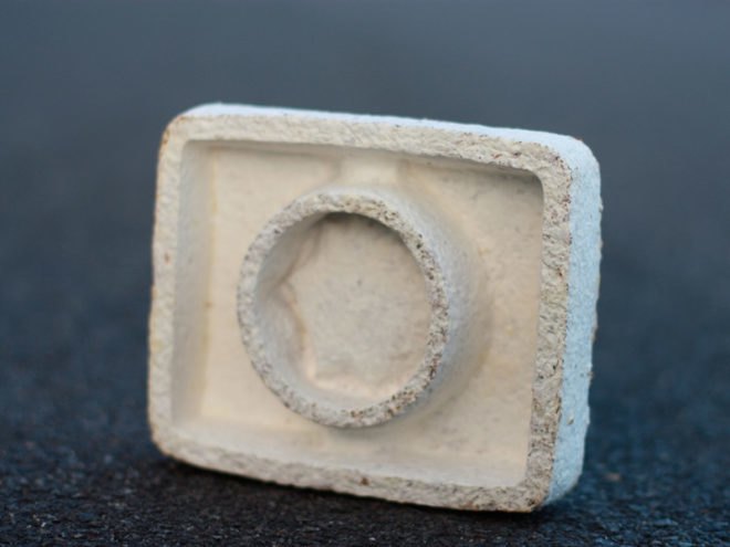 ecovative, car parts, mushroom packaging, ford, mycelium, foam, packaging material, cosmetics, oat husks, agricultural waste, reuse, compostable, fungus