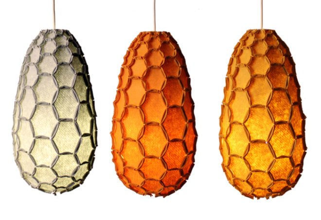 green design, eco design, sustainable design, Milan Furniture Fair, Rebecca Asquith, Nature inspired, lamp, recycled materials, Design Tree