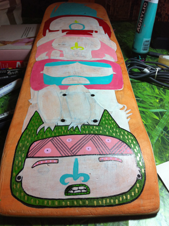 sustainable design, green design, skateboards, recycled materials, reskate, recycled skateboards, green transportation, eco art, nube