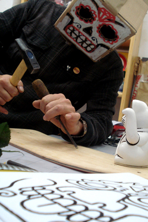 sustainable design, green design, skateboards, recycled materials, reskate, recycled skateboards, green transportation, eco art, nube