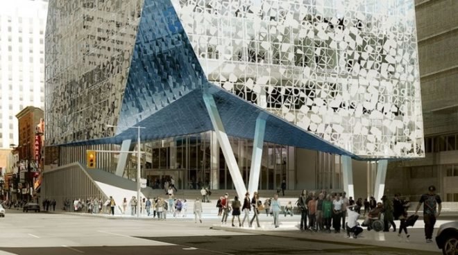 LEED, silver, daylighting, transparent skin, Ryerson, Toronto, Ontario, urban, sustainable building, socially responsible, environmentally responsible, green roof, mixed-use, learning center