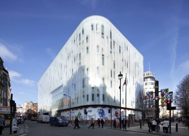 eco-design, green design, Hotel W London, Leicester Square, Jestico + Whiles, sustainable architecture, geothermal energy, gas-fired CHP, absorption chillers, McAleer & Rushe