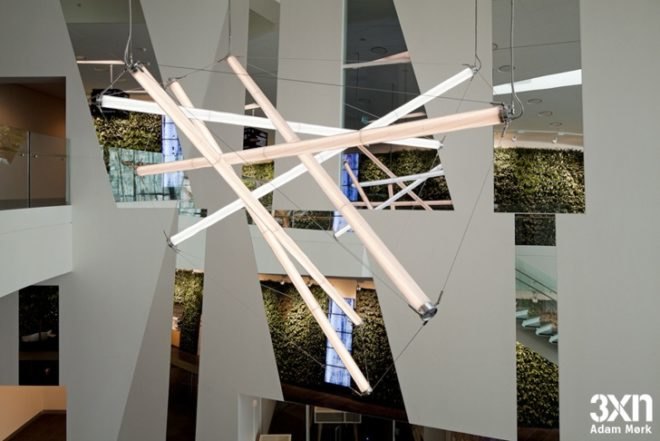 eco interior wall,eco hotel, leaning building,natural finish materials, danish green design, 3xn interior, LED chandelier,green interior wall, living wall, hotel living wall, green interior hotel design, Bella sky interior