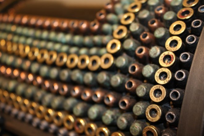 repurposed ammunition firearms, reinventing ammunition firearms, Al Farrow, Reliquaries, religious sites ammunition, ammunition art, firearms art, this is colossal ammunition art, bullet art, bullet sculptures